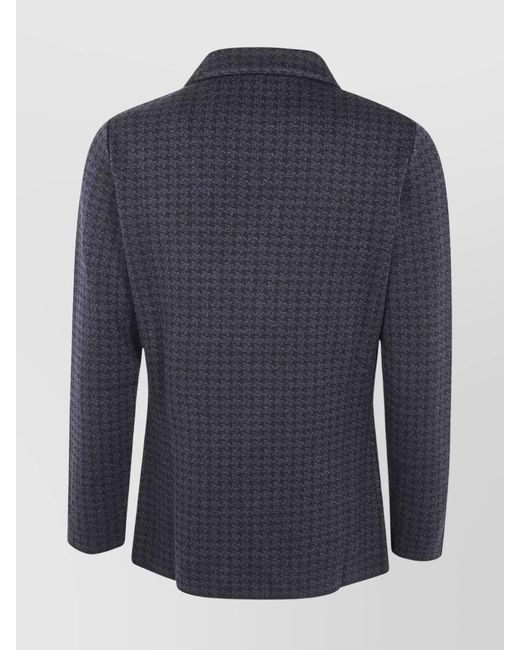 Lardini Blue Virgin Wool Jacket for men