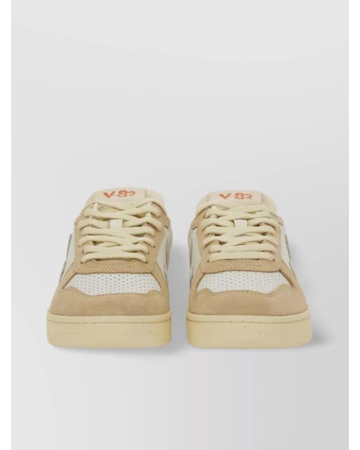 Veja Natural Leather Low-Top Sneakers