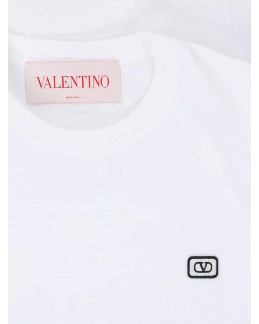 Valentino White Short Sleeve T-Shirt for men