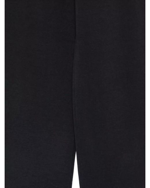 Alysi Blue Knit Lounge Trousers Relaxed Wide Leg