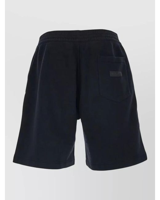 Givenchy Blue Cotton Regular-Fit Bermuda Shorts for men