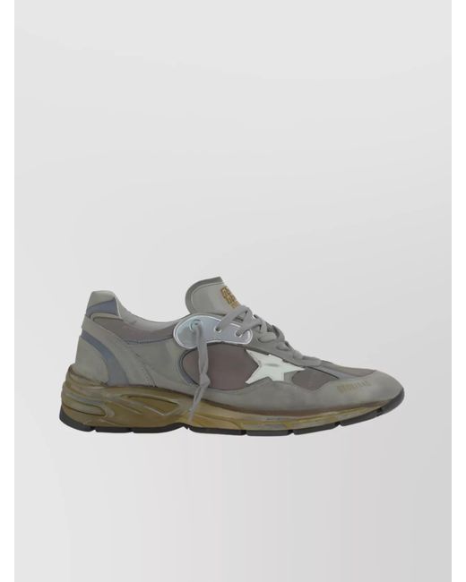 Golden Goose Deluxe Brand Gray Star Mesh Running Dad Sneakers for men