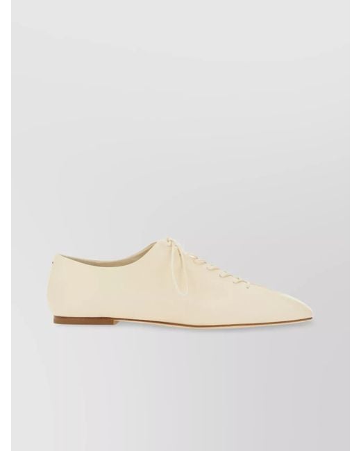 Aeyde Natural Leather Derby Shoes