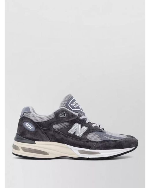 New Balance Multicolor 991 V2 Lace Up Mesh Panel Shoes