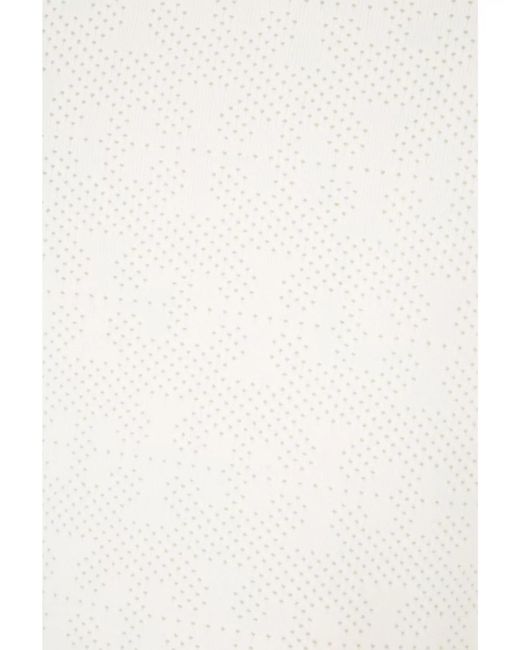 Tory Burch White Viscose Blend Top With Breathable Design