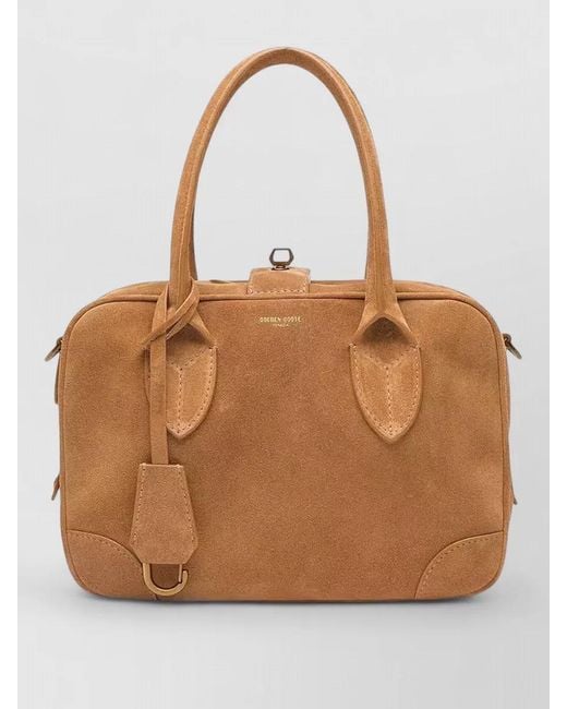 Golden Goose Deluxe Brand Brown Suede Shoulder Bag