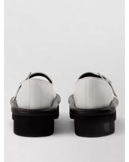 J.W. Anderson White Bumper Chunky Leather Loafers