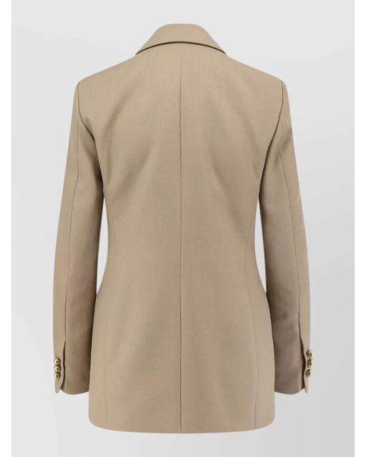 Seafarer Natural Betty Virgin Wool Blazer Double Breasted