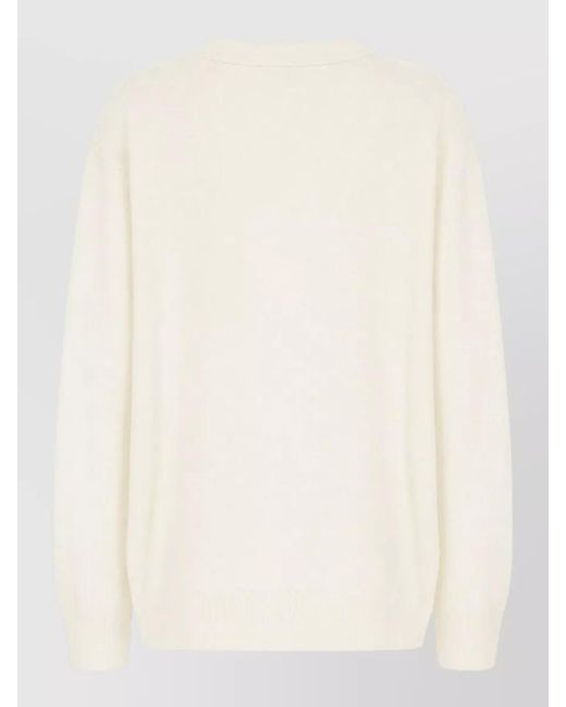 Malo Natural Cashmere Cardigan Relaxed Fit V Neck