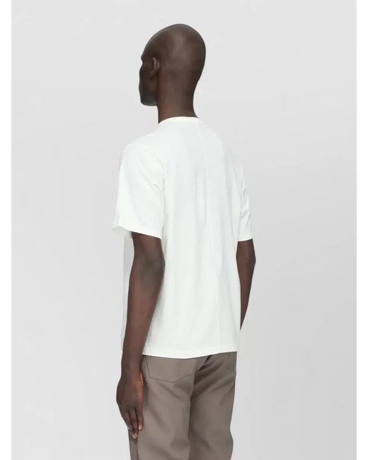 Rick Owens White Brad T Shirt Regular Fit Round Neck for men