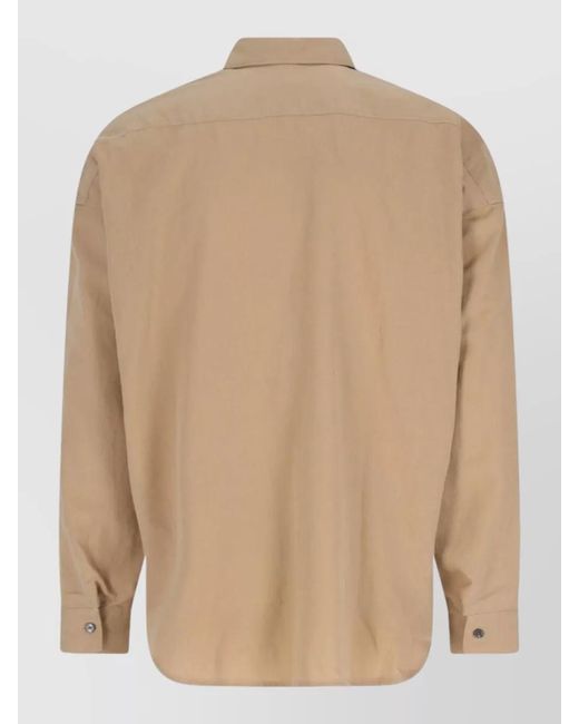 sunflower Natural Casual Shirt Long Sleeves Chest Pocket Detail for men