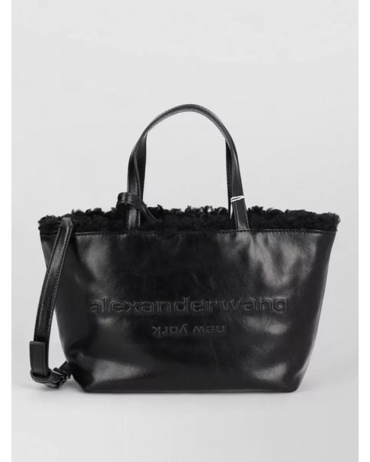 Alexander Wang Black Small Leather Tote Bag