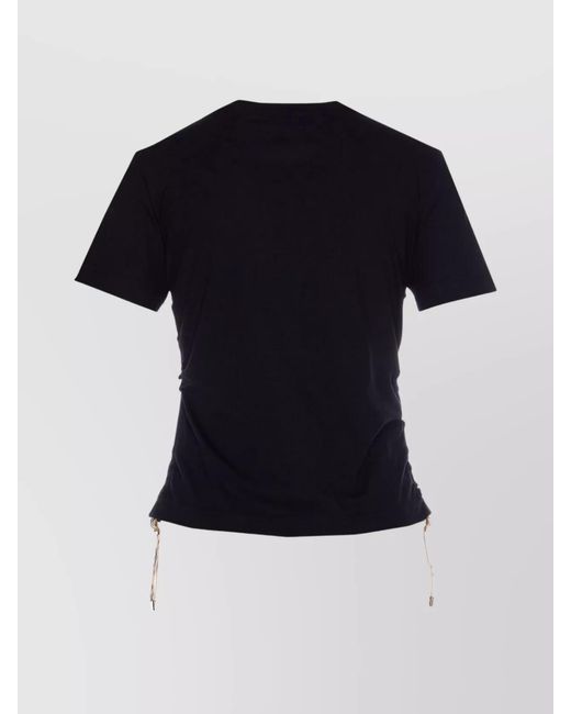 Burberry Blue Cotton Regular-Fit T-Shirt