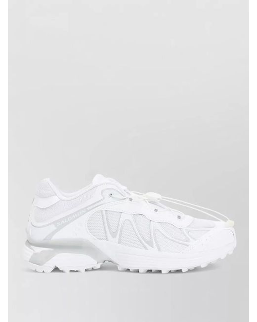 Salomon White Low-Top Sneakers