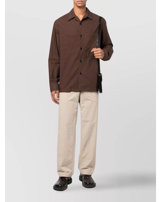Nanushka Natural Regular-Fit Straight-Leg Trousers for men