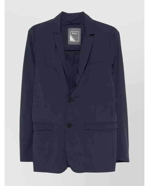 Herno Blue Single Breasted Suit Jacket for men