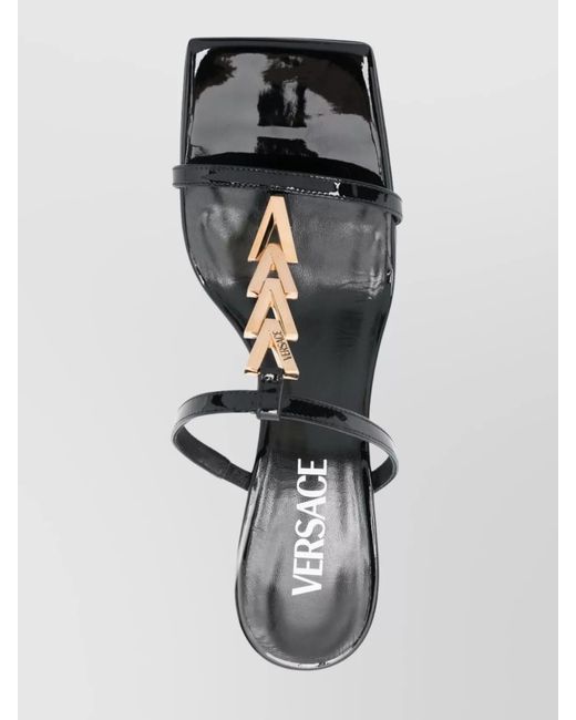 Versace Multicolor Leather Sandals
