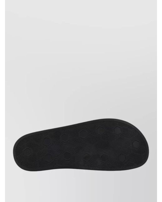 Versace Jeans Couture Black Printed Slides