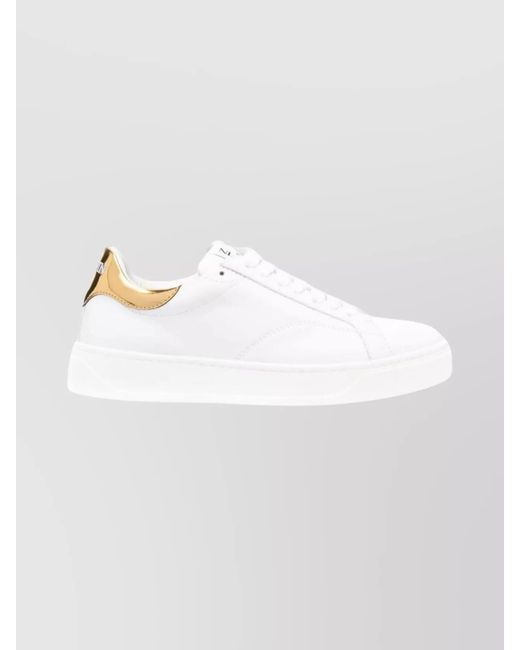 Lanvin White Low-Top Sneakers