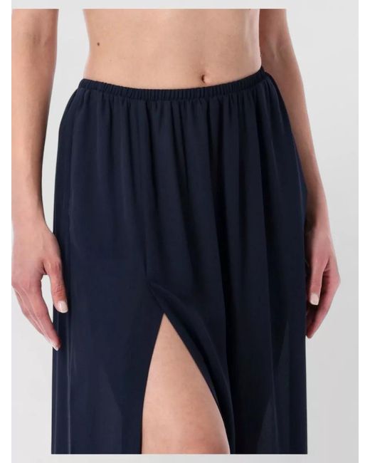 Frankie Shop Blue Elie Maxi Skirt