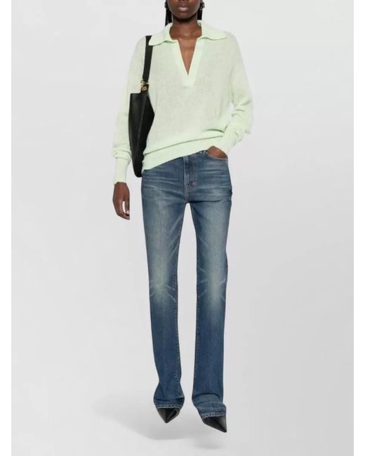 Tom Ford Blue Denim Straight-Leg Jeans