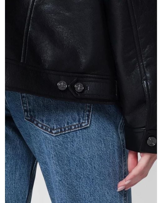 Anine Bing Black Leather Biker Jacket