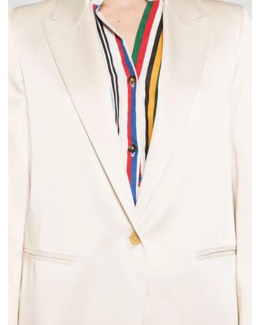 Forte_forte Natural Single-Breasted Blazer
