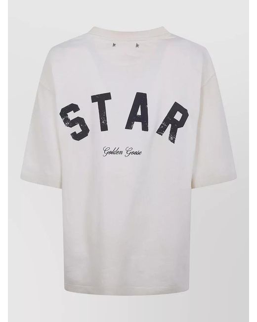 Golden Goose Deluxe Brand White Cotton Relaxed-Fit T-Shirt