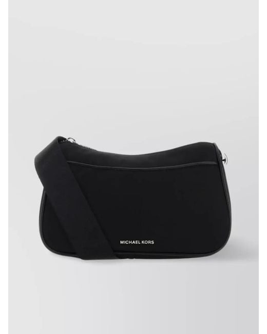 Michael Kors Black Jet Set Nylon Crossbody Bag