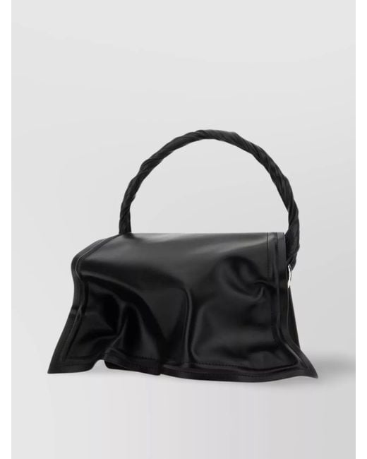 Y. Project Black Leather Shoulder Bag