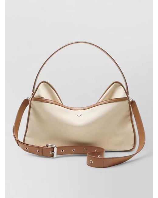 Acne Natural Canvas Camera Shoulder Bag