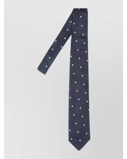 Lardini Blue Polka Dot Tie Soft Texture Adjustable Length for men