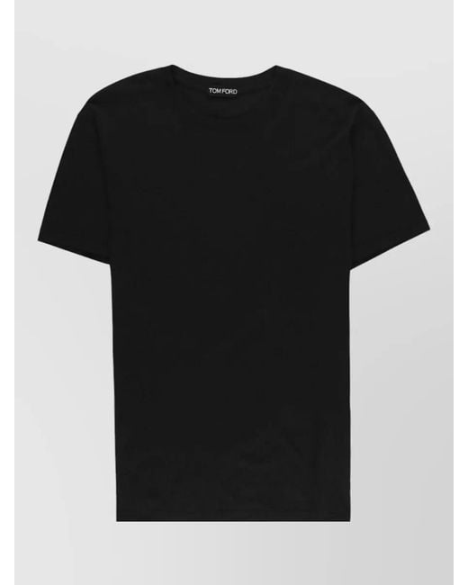 Tom Ford Black Short-Sleeve T-Shirt for men