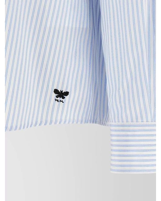 Weekend by Maxmara Blue Cotton Shirt