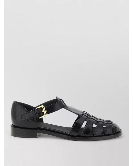 Church's Black Leather Kelsey Sandals