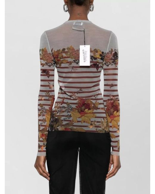 Jean Paul Gaultier Gray Silk Shirt