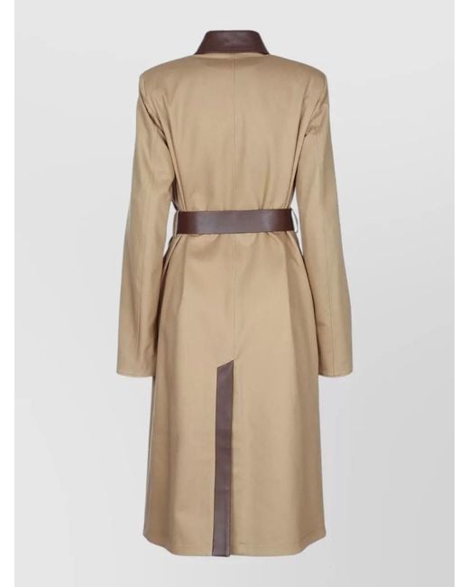 Jacob Cohen Natural Reversible Trench Coat