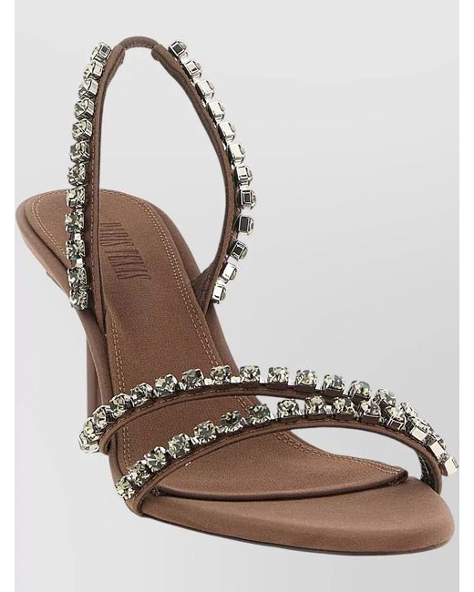 Paris Texas Metallic Lidia Slingback Sandals Stiletto Heel