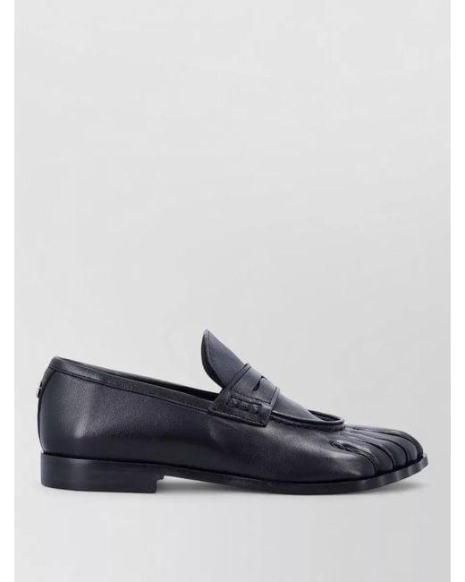 Coperni Blue Leather Five-Toe Lace-Up Shoes