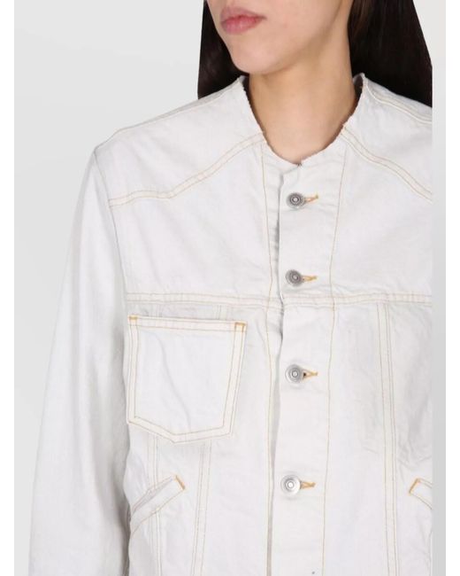 Maison Margiela White Denim Jacket