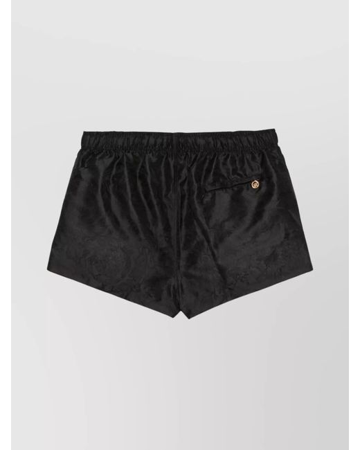Versace Black Swim Shorts for men