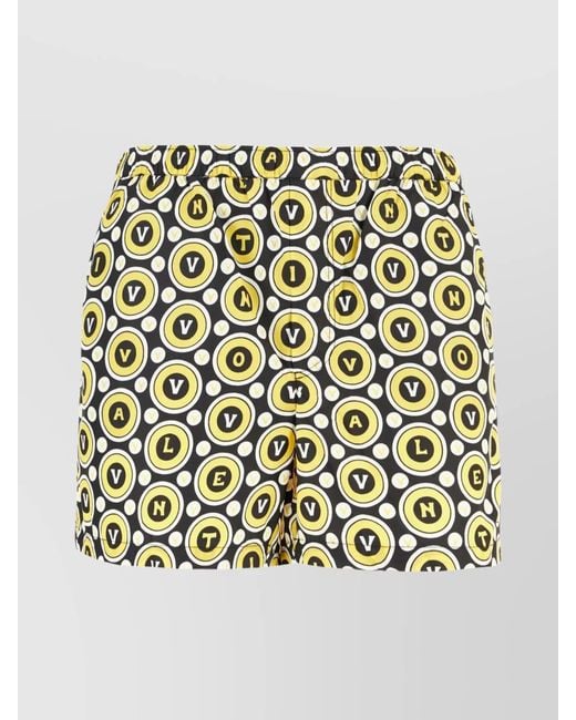 Valentino Garavani Multicolor Printed Swim Shorts for men
