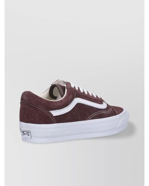 Vans Multicolor Leather Low-Top Sneakers for men
