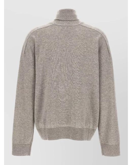 ARMARIUM Gray Dimitri Knit Sweater High Neckline