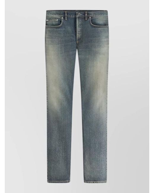 Dior Blue Skinny Jeans for men