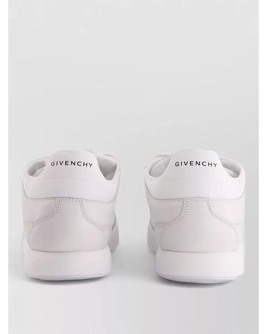 Givenchy White Calf Leather Low-Top Sneakers for men
