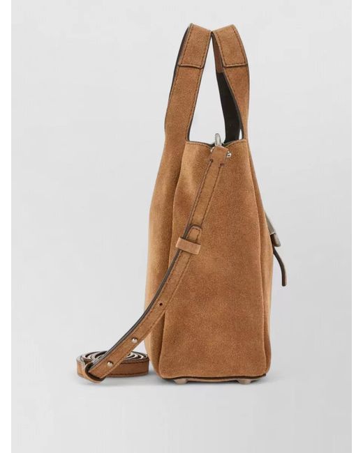 Hogan Brown H-Bag Tote Bag