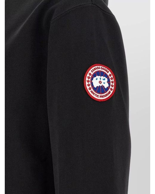 Canada Goose Black Loon Hooded Jacket Regular Fit for men