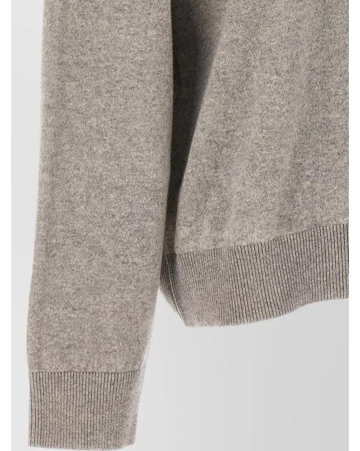 ARMARIUM Gray Dimitri Knit Sweater High Neckline