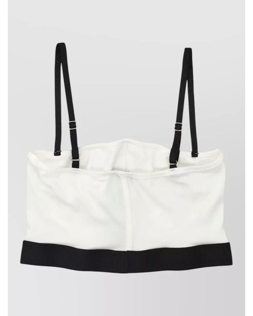 Tom Ford White Modal Logo Bra